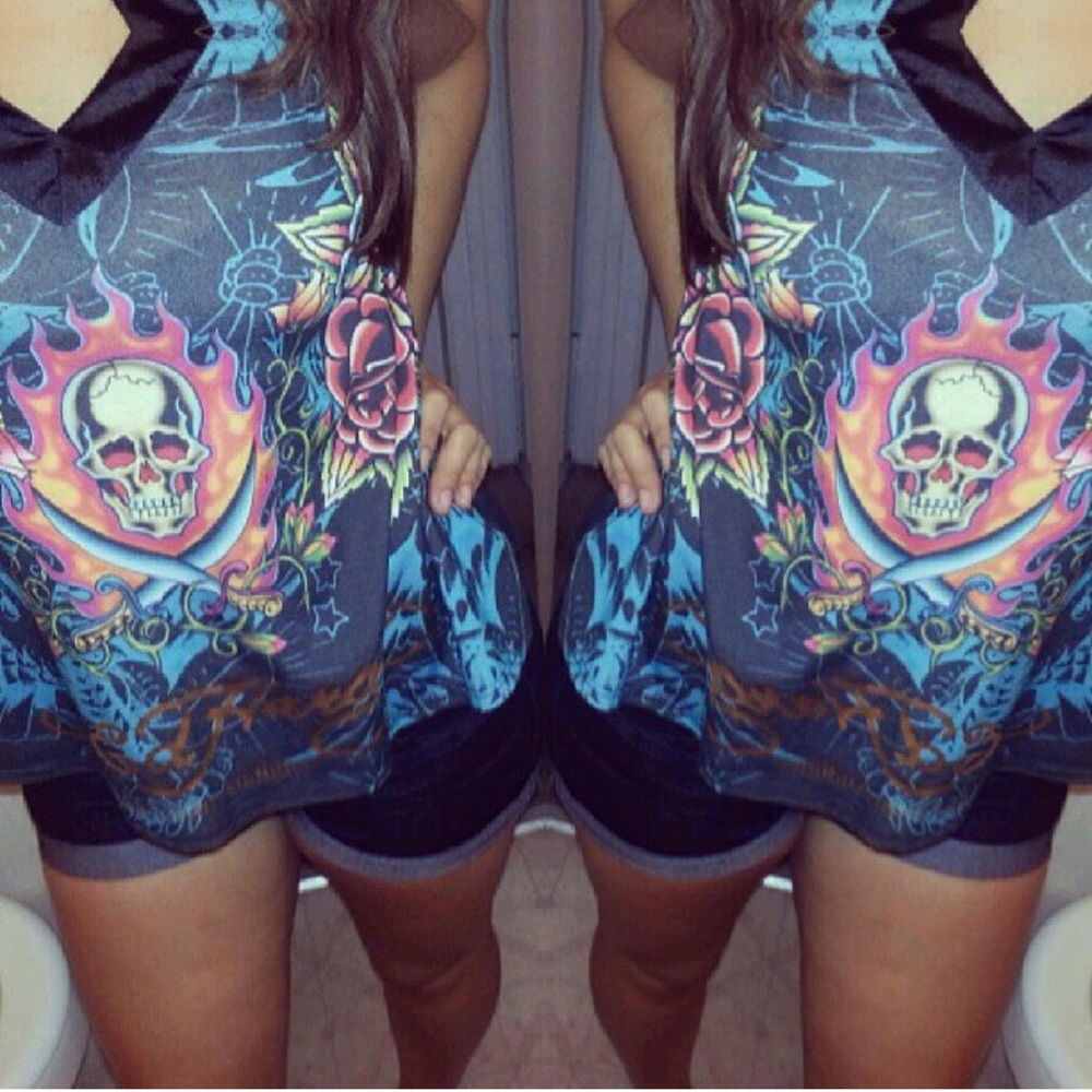 Ed Hardy Christian Audiger Tank top